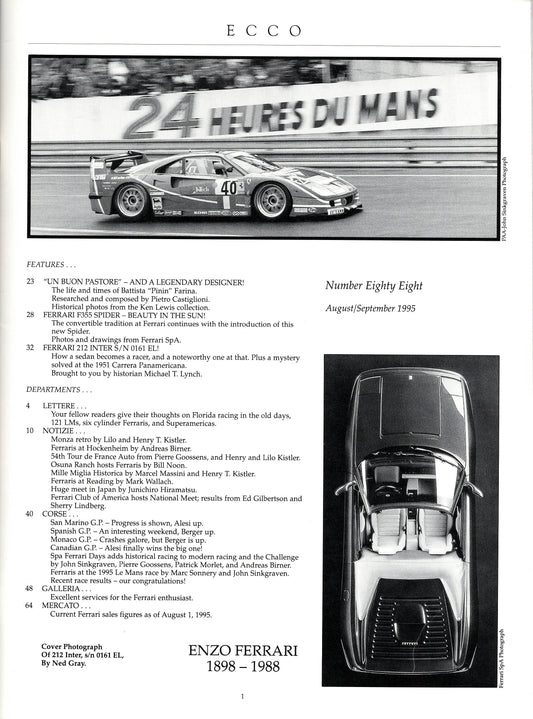 Cavallino N 88 Ferrari Magazine