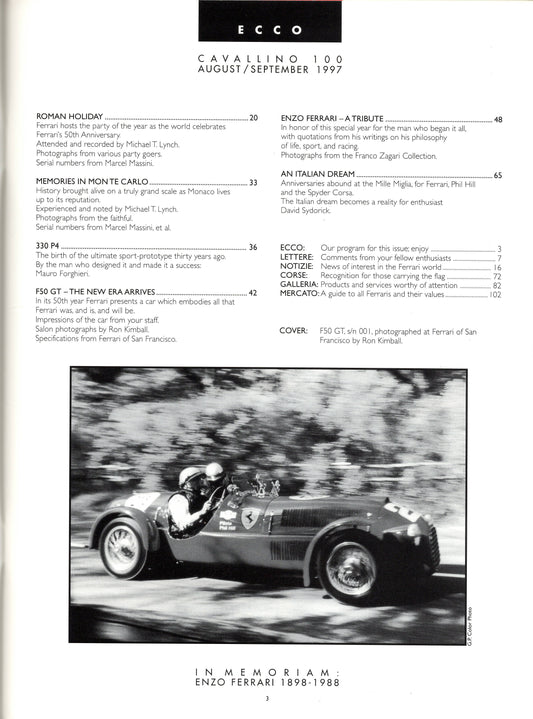 Cavallino N 100 Ferrari Magazine