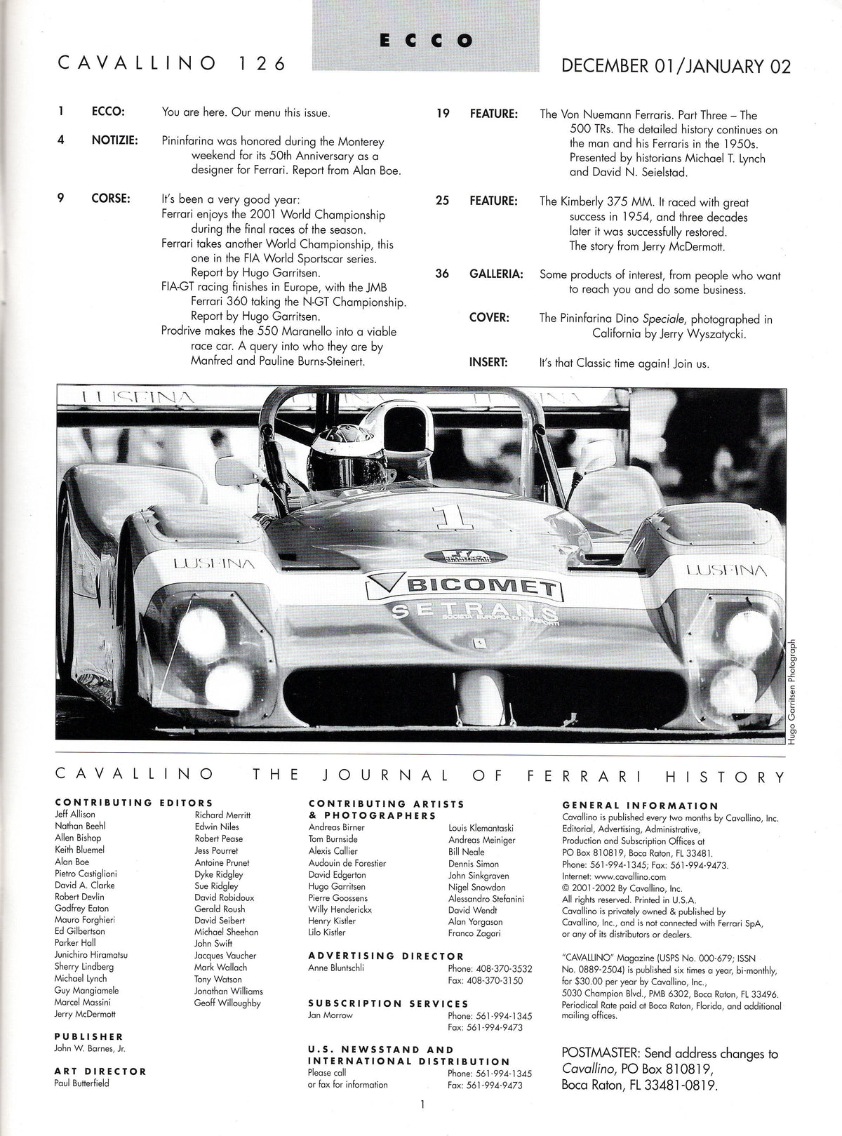 Cavallino N 126 Ferrari Magazine