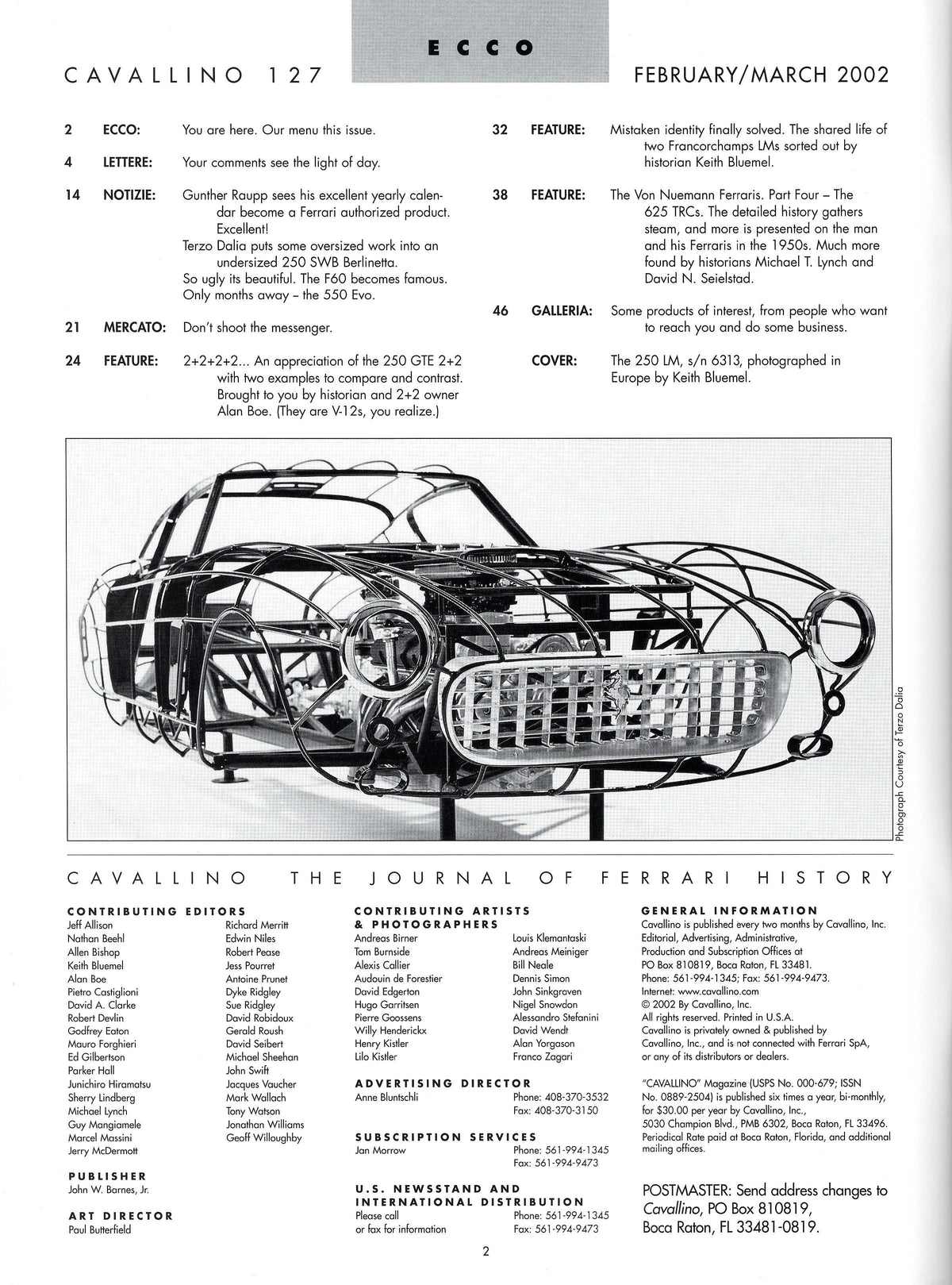 Cavallino N 127 Ferrari Magazine