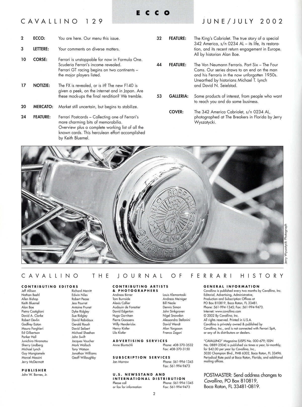 Cavallino N 129 Ferrari Magazine