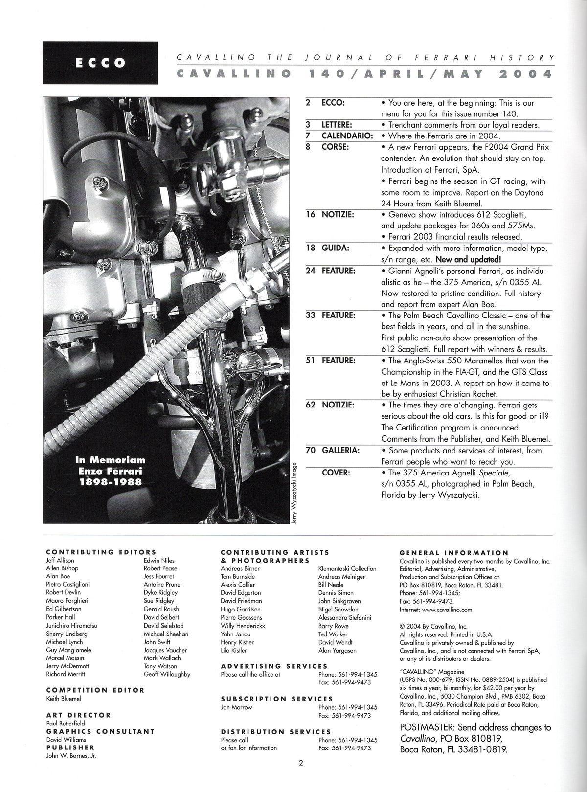 Cavallino N 140 Ferrari Magazine