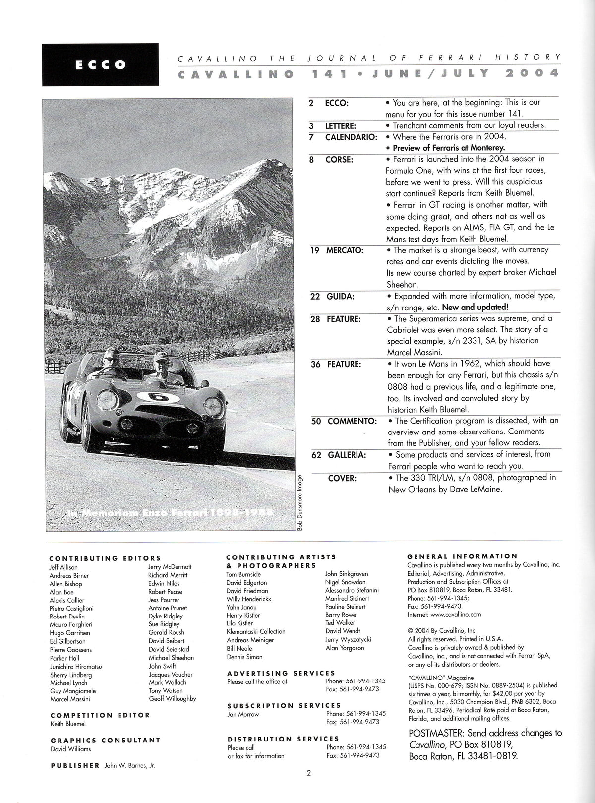 Cavallino N 141 Ferrari Magazine