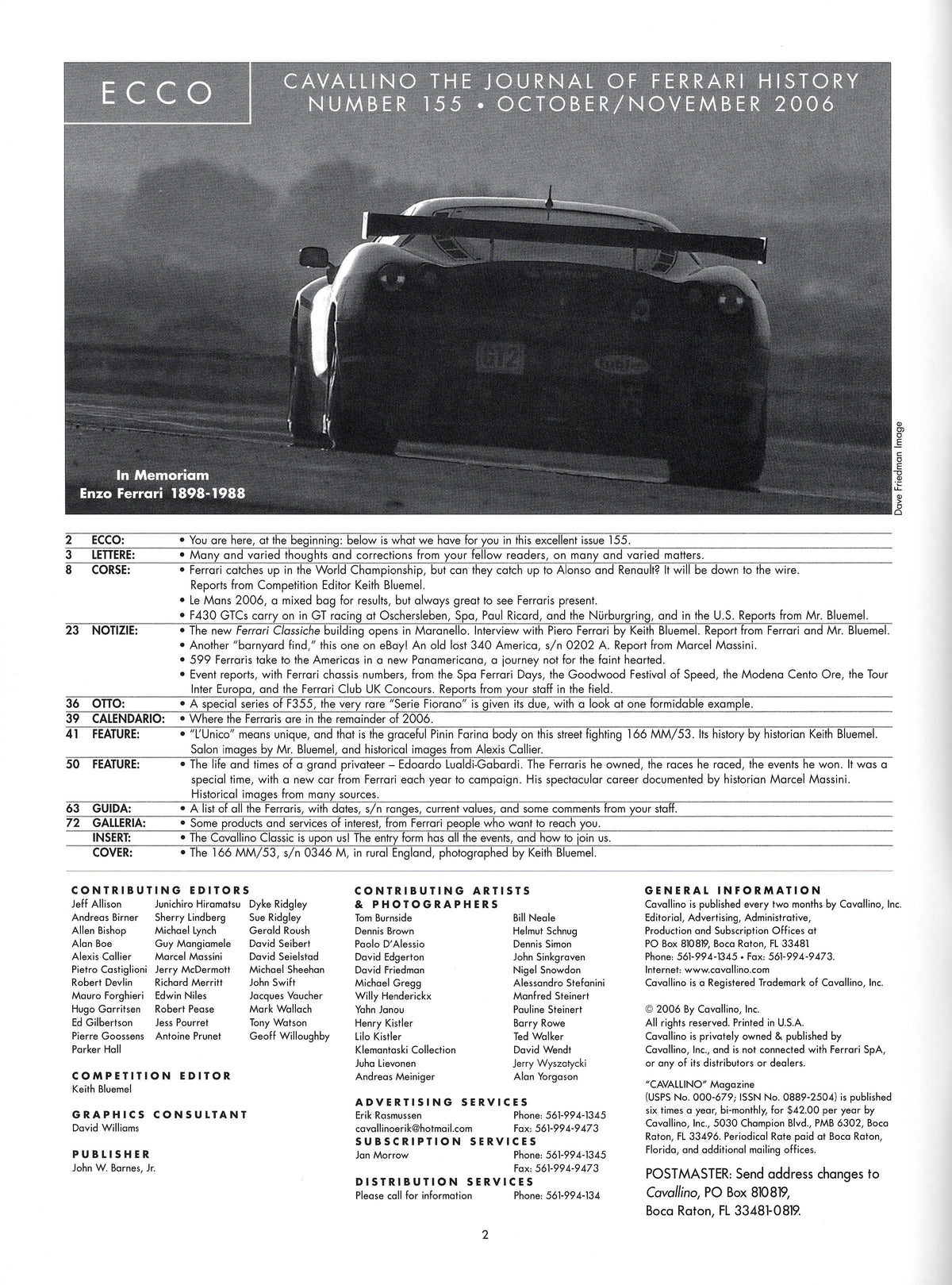 Cavallino N 155 Ferrari Magazine