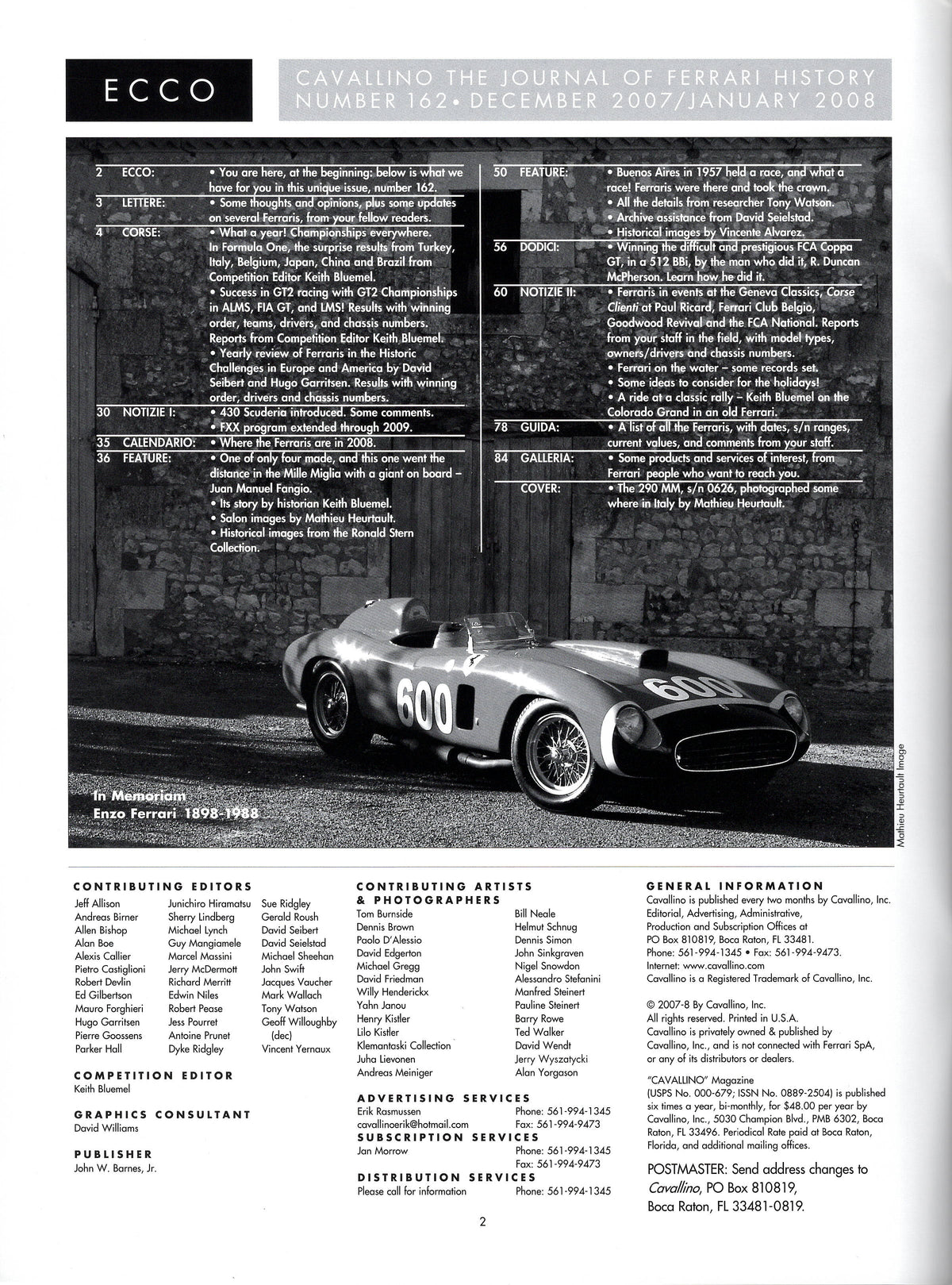 Cavallino N 162 Ferrari Magazine
