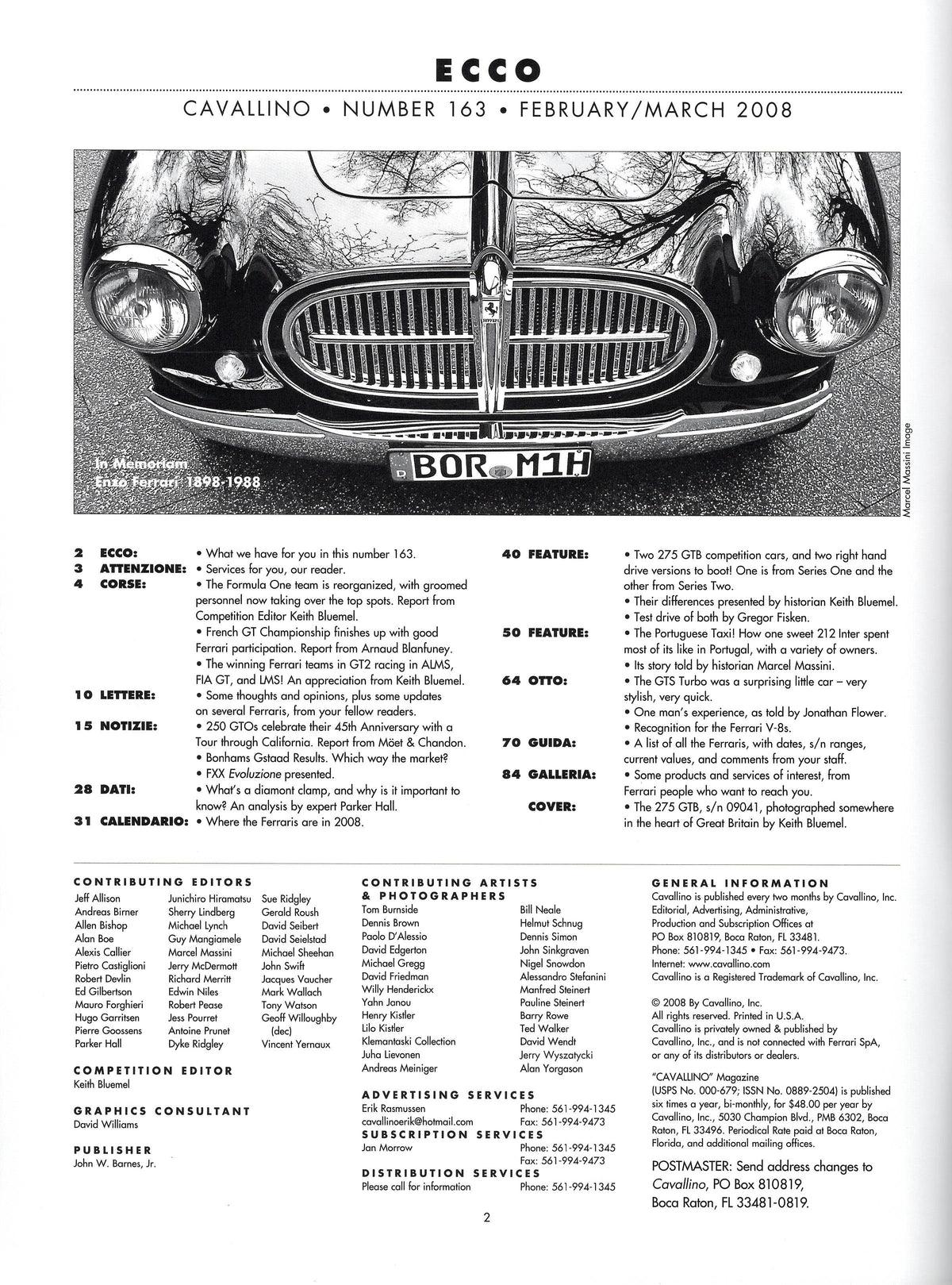 Cavallino N 163 Ferrari Magazine