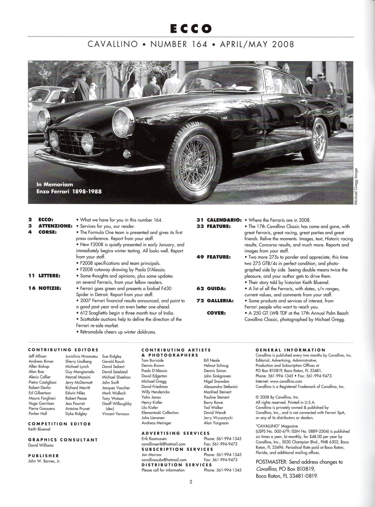 Cavallino N 164 Ferrari Magazine