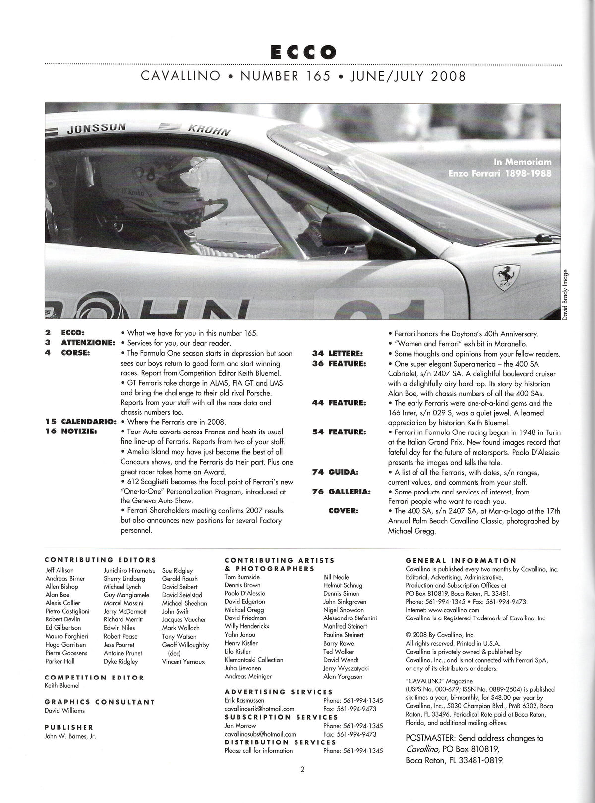 Cavallino N 165 Ferrari Magazine