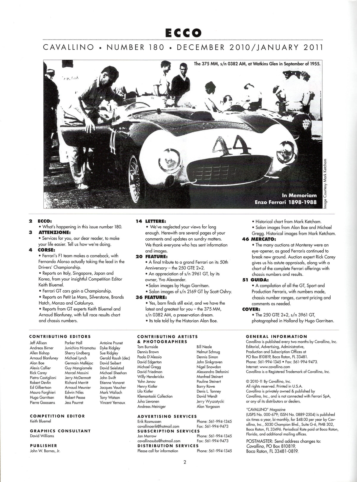 Cavallino N 180 Ferrari Magazine