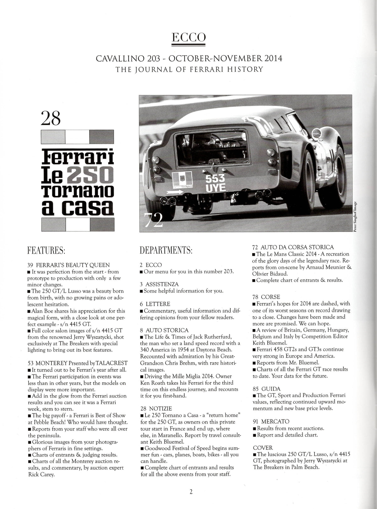 Cavallino N 203 Ferrari Magazine