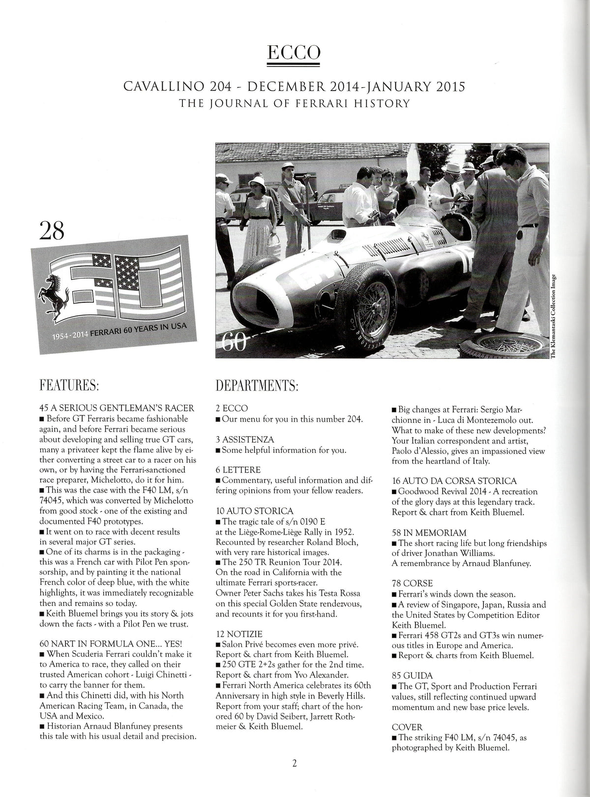 Cavallino N 204 Ferrari Magazine