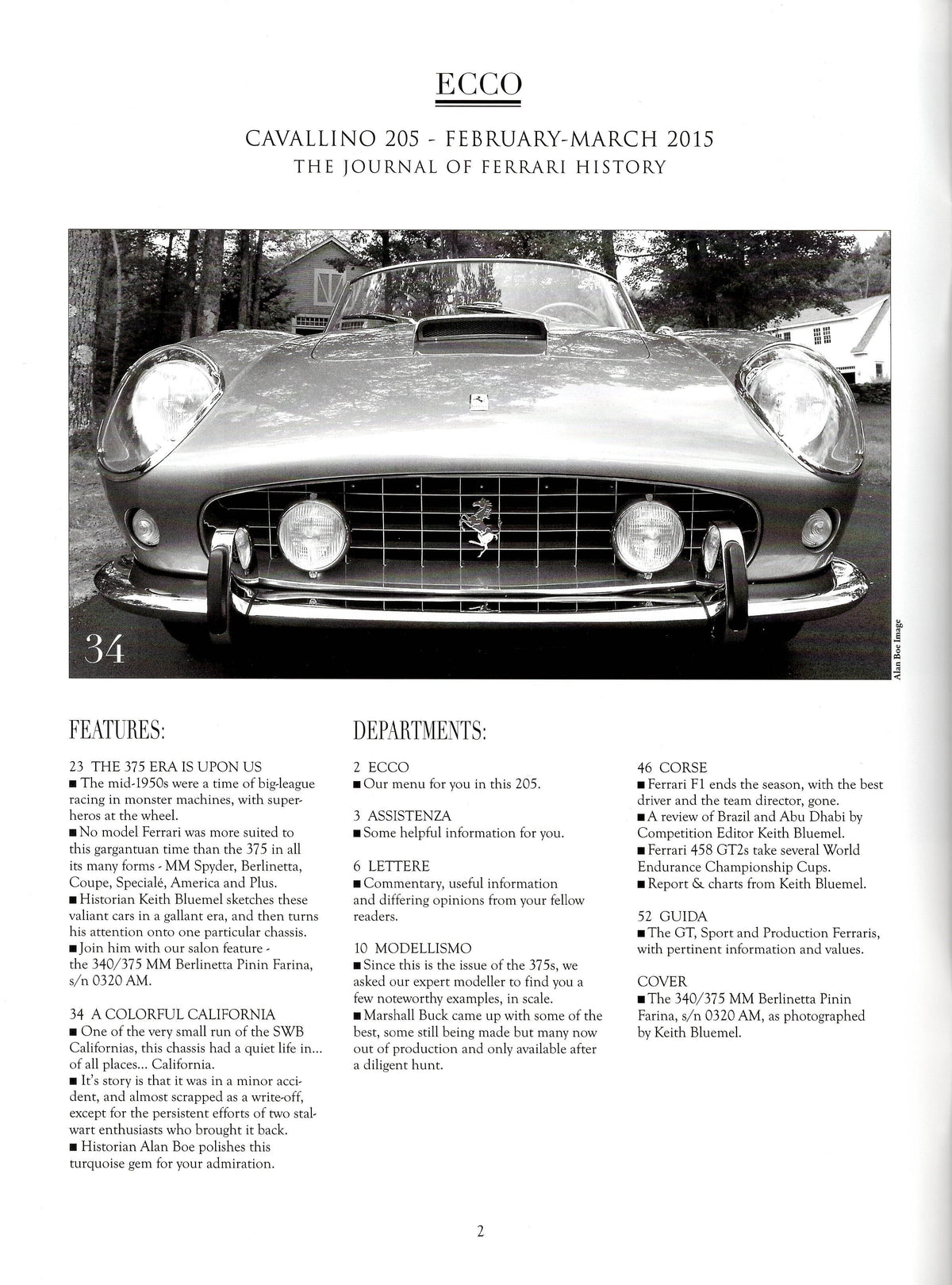 Cavallino N 205 Ferrari Magazine