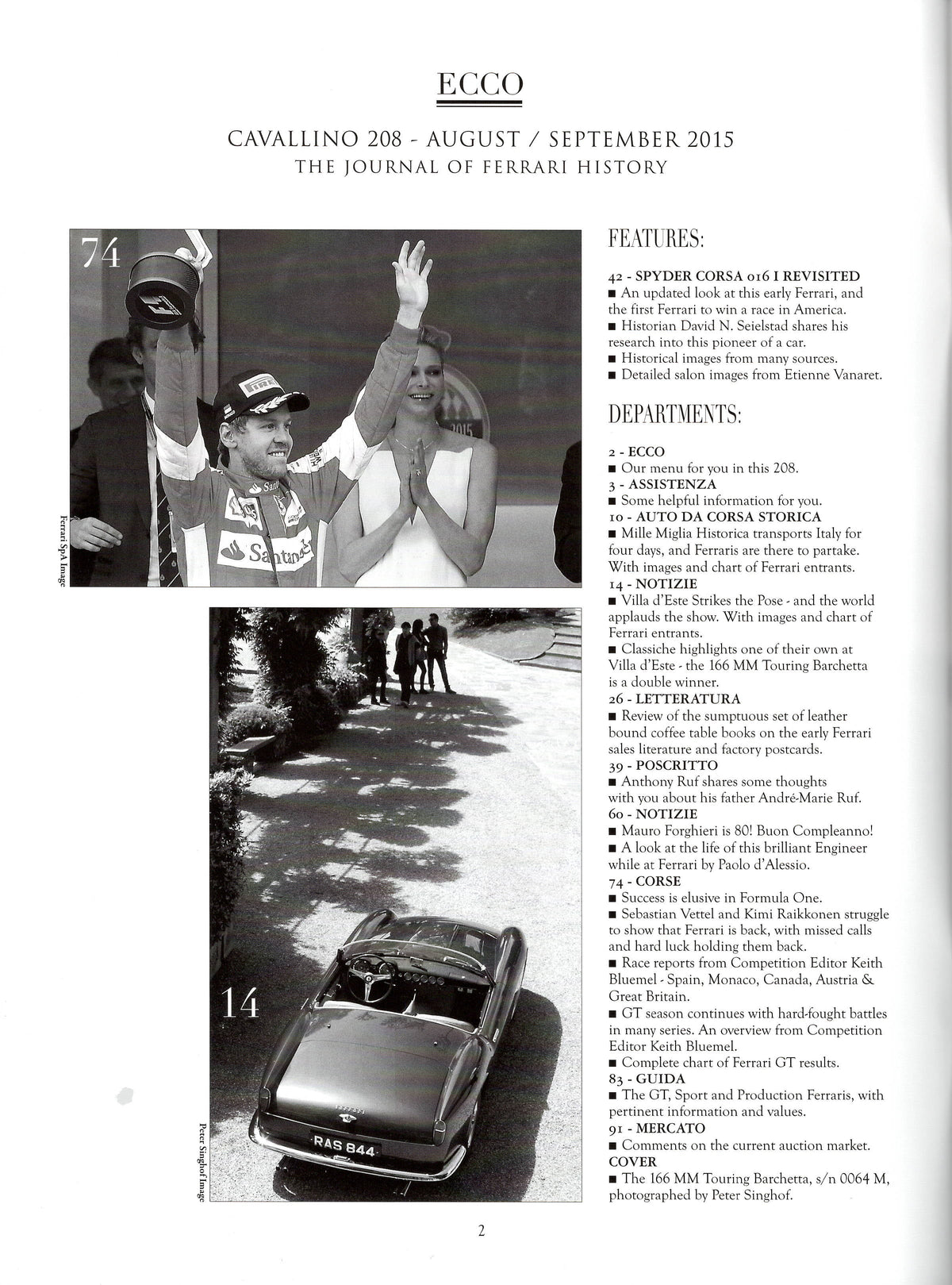 Cavallino N 208 Ferrari Magazine
