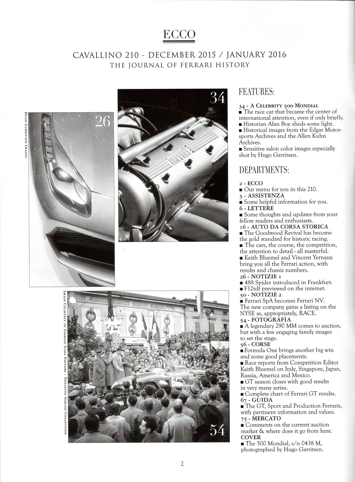 Cavallino N 210 Ferrari Magazine