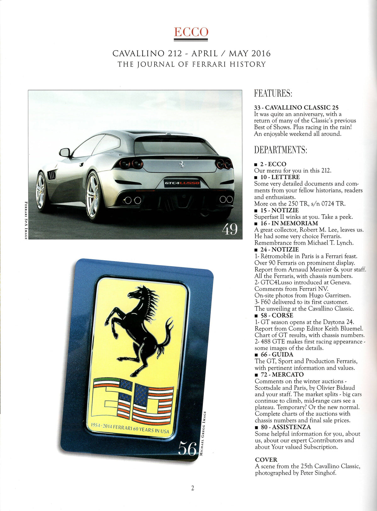 Cavallino N 212 Ferrari Magazine