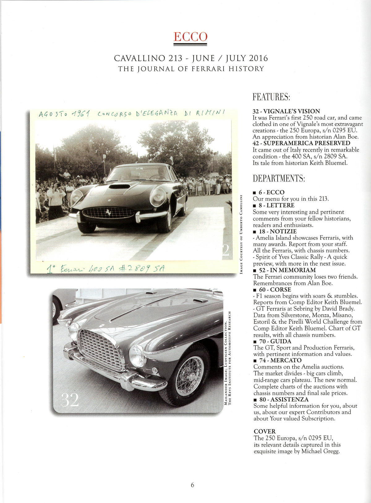 Cavallino N 213 Ferrari Magazine