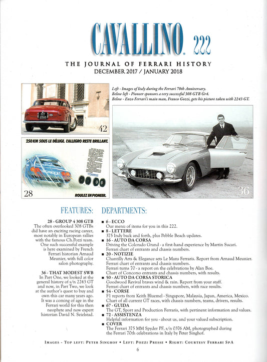 Cavallino N 222 Ferrari Magazine
