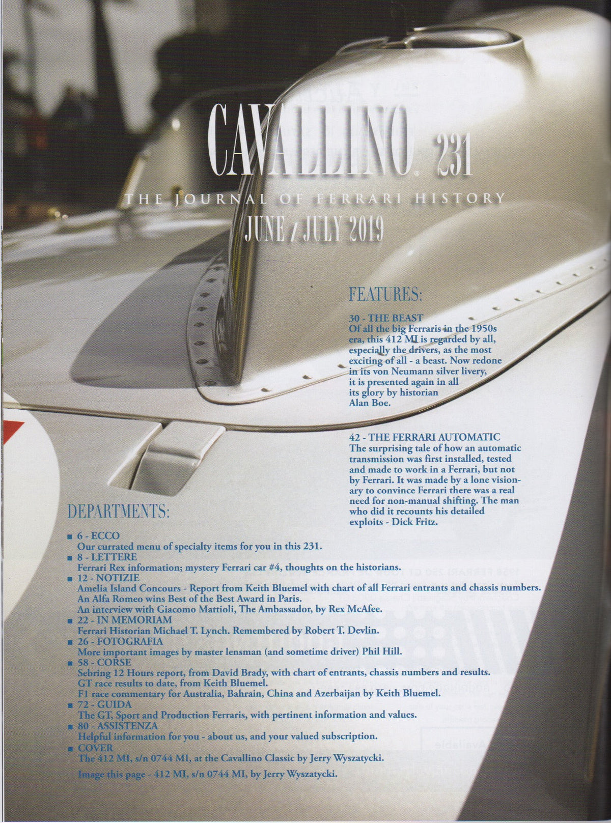 Cavallino N 231 Ferrari Magazine