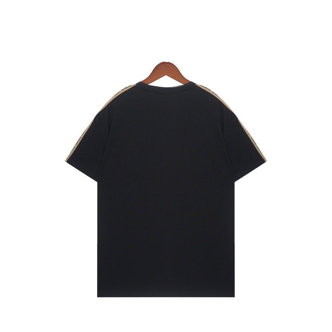 Fendi T-Shirt without Collar 'Black & Brown'