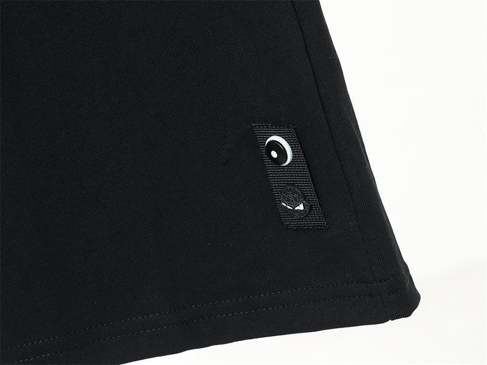 Fendi T-Shirt without Collar 'Black-Yellow'