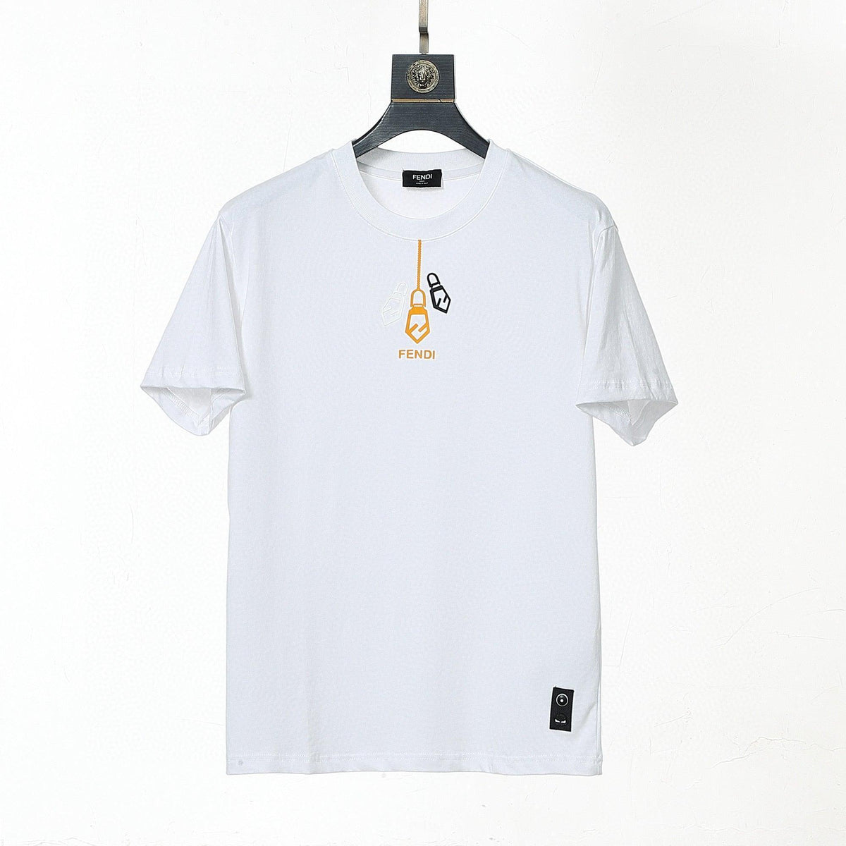 Fendi T-Shirt without Collar 'White'