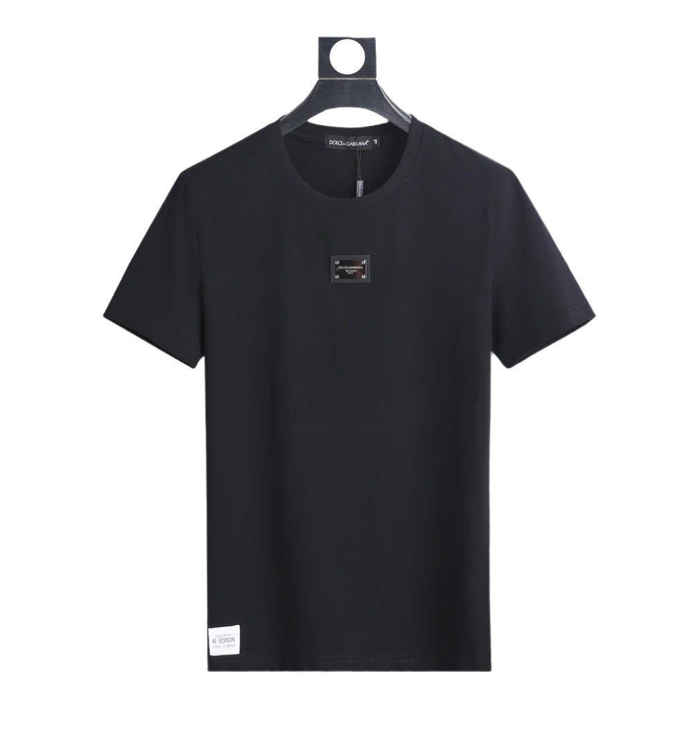 Dolce & Gabbana T-Shirt Without Collar 'Black'