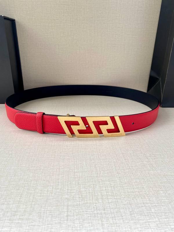 Versace Medusa Belt 'Red'
