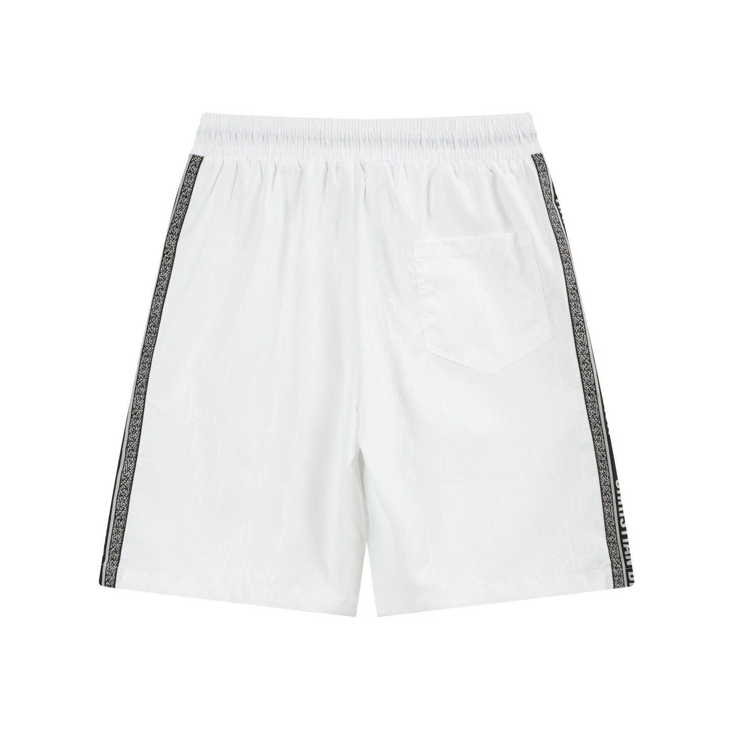 Dior Knit Basketball Shorts 'White/Black'
