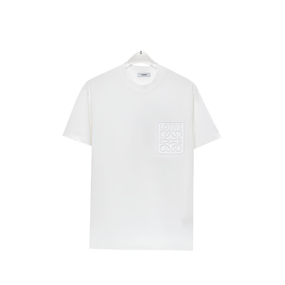 Loewe T-Shirt Without Collar 'White'