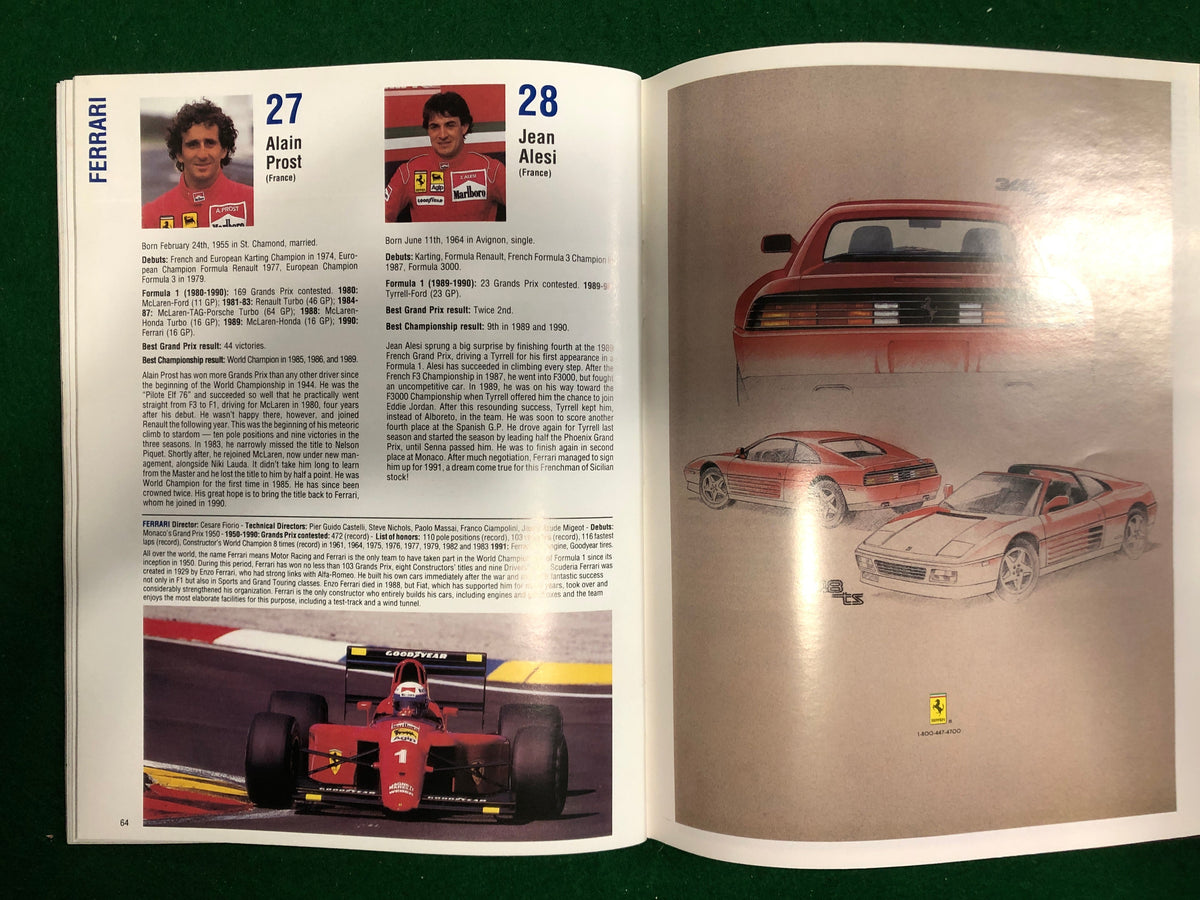 F1 1991 US Grand Prix Phoenix Program
