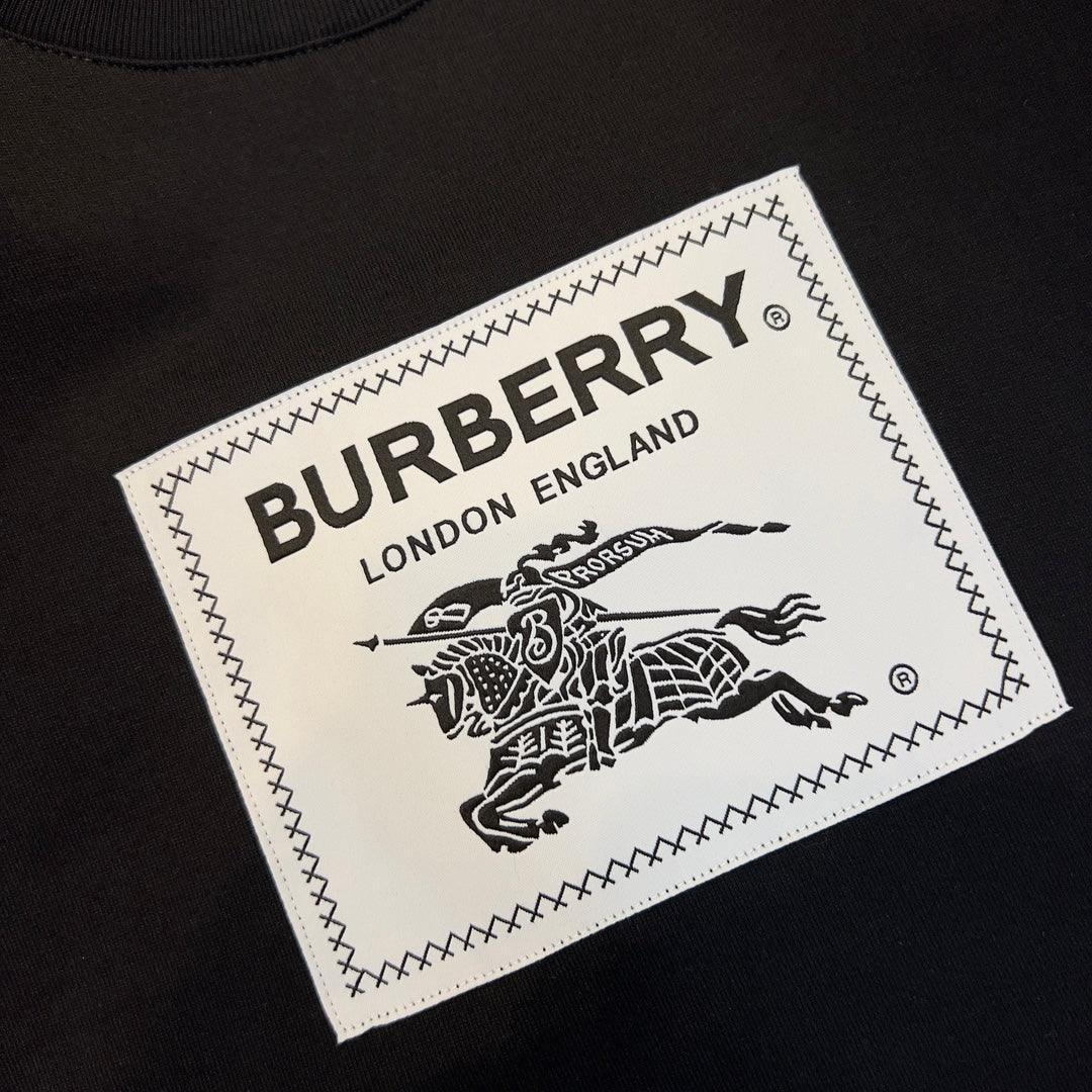 Burberry T-Shirt Without Collar 'Black'
