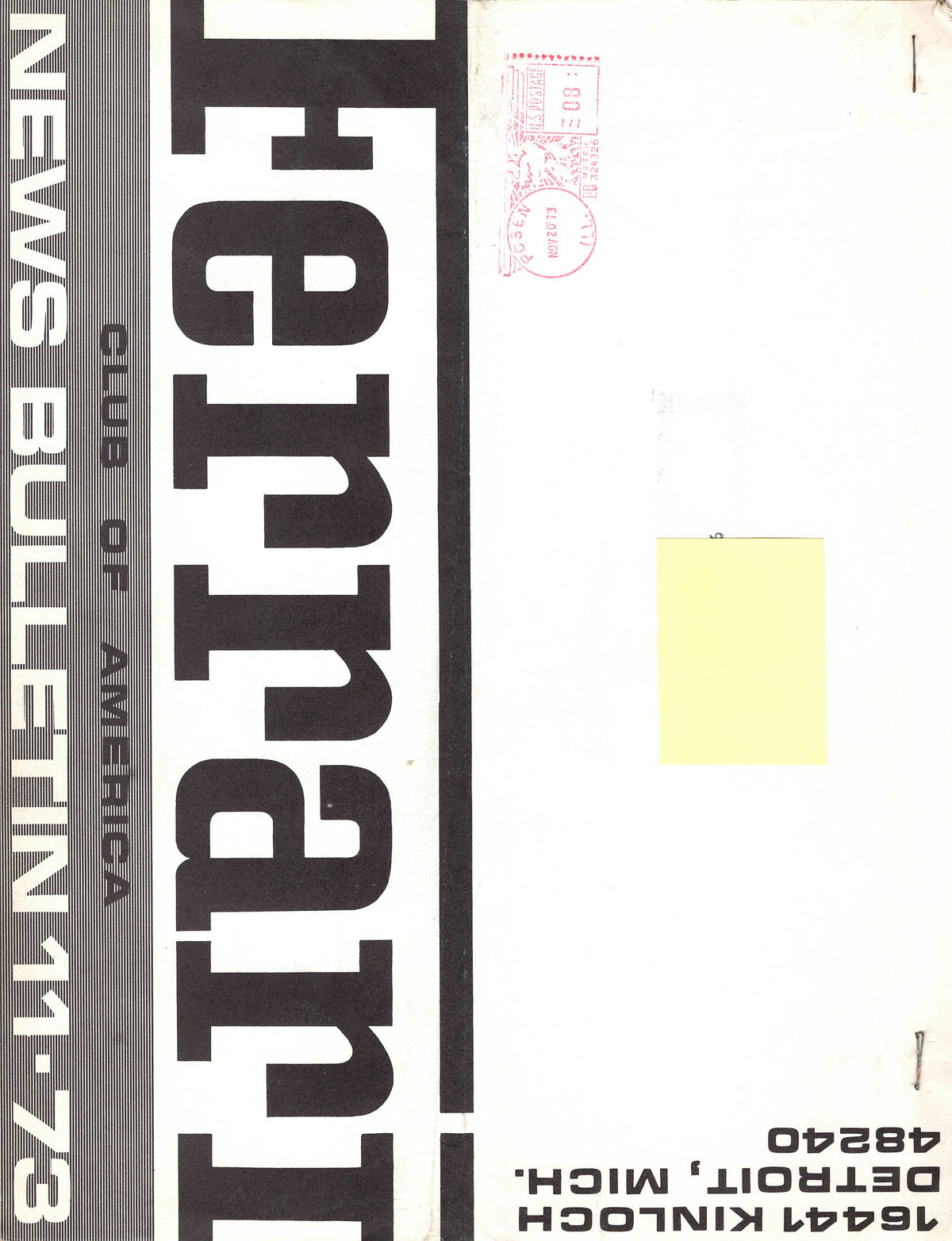 FCA News Bulletin 1973 - 11