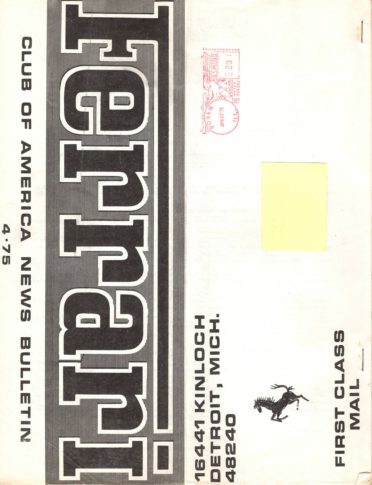FCA News Bulletin 1975 - 4