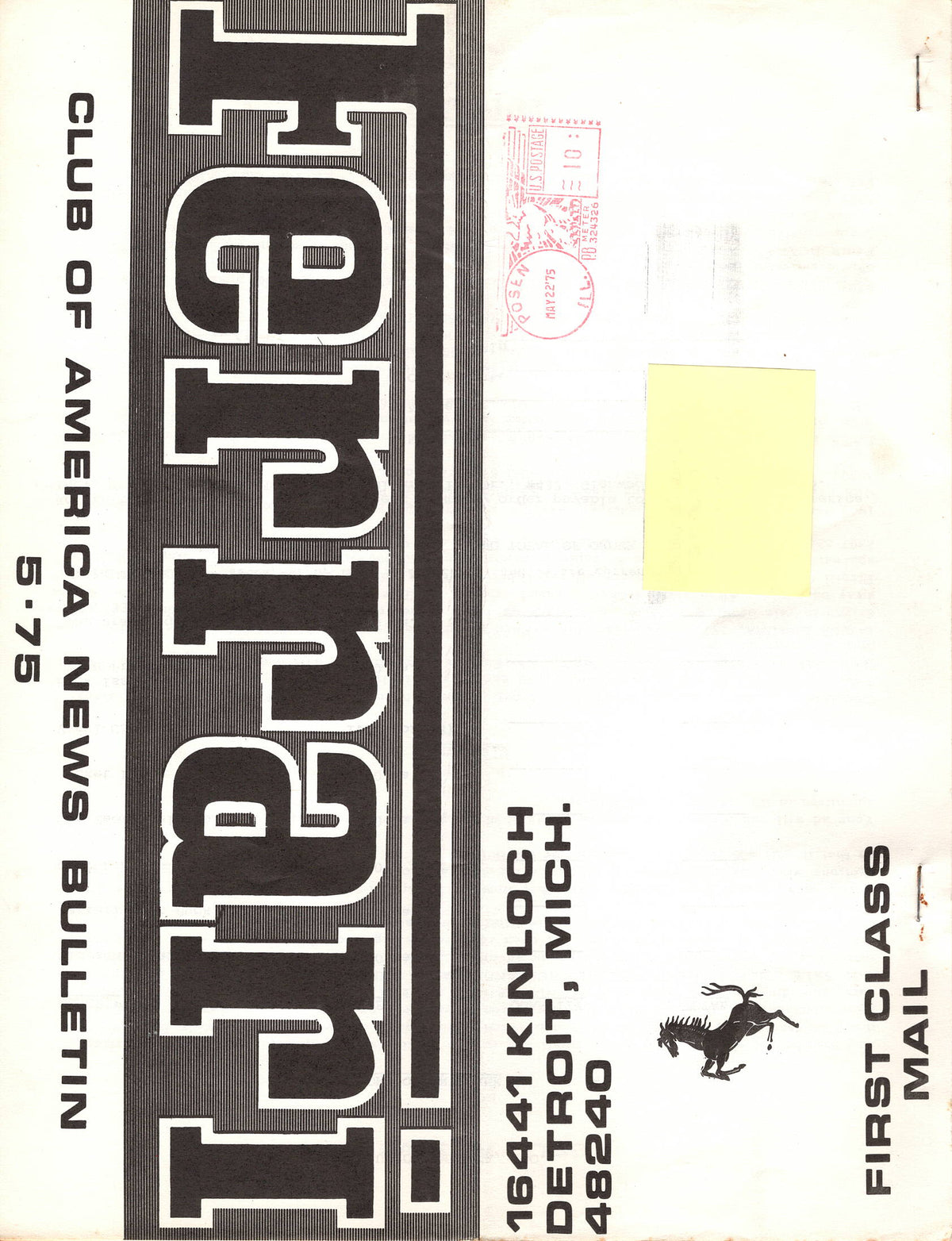 FCA News Bulletin 1975 - 5