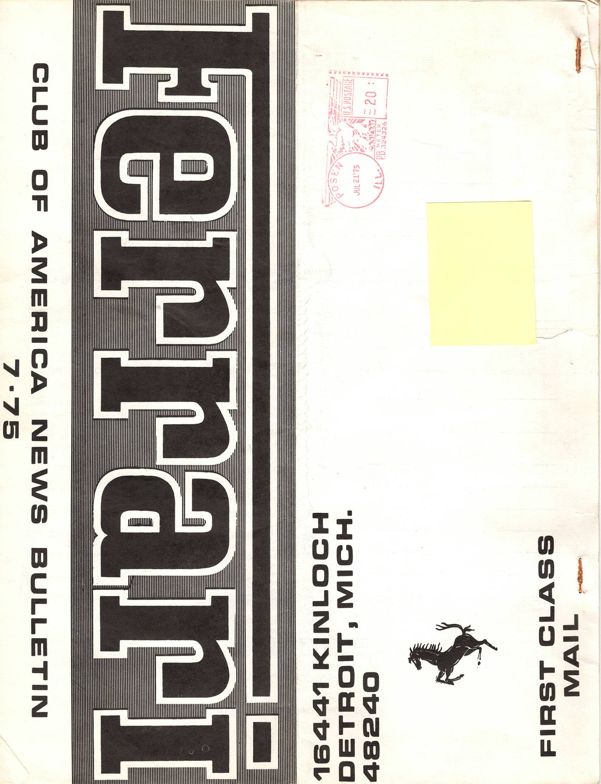 FCA News Bulletin 1975 - 7