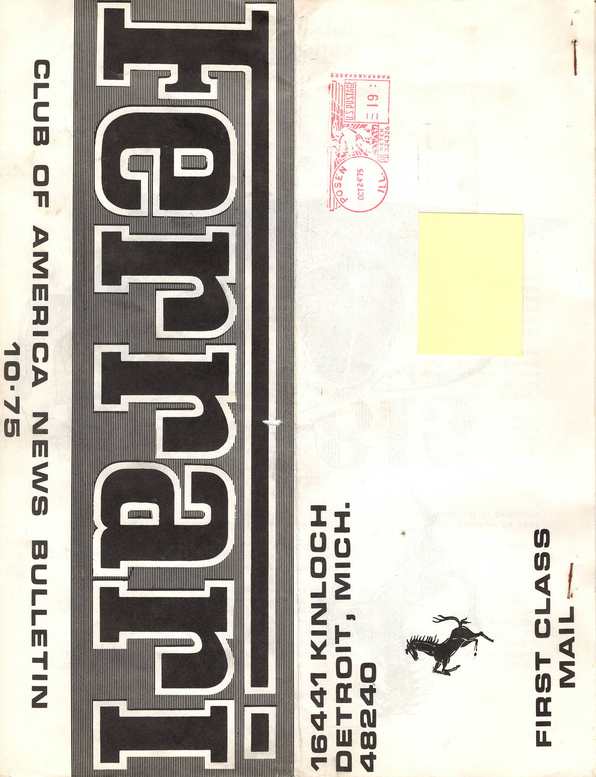 FCA News Bulletin 1975 - 10
