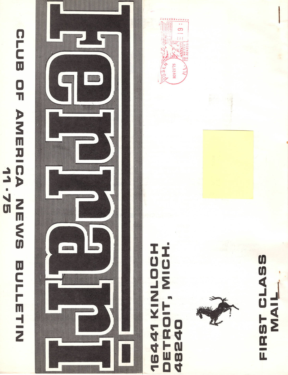 FCA News Bulletin 1975 - 11