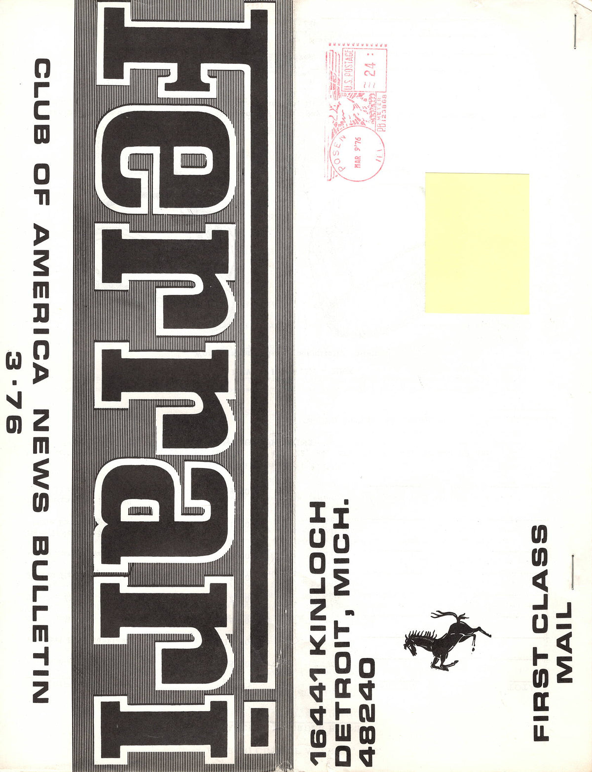 FCA News Bulletin 1976 - 3