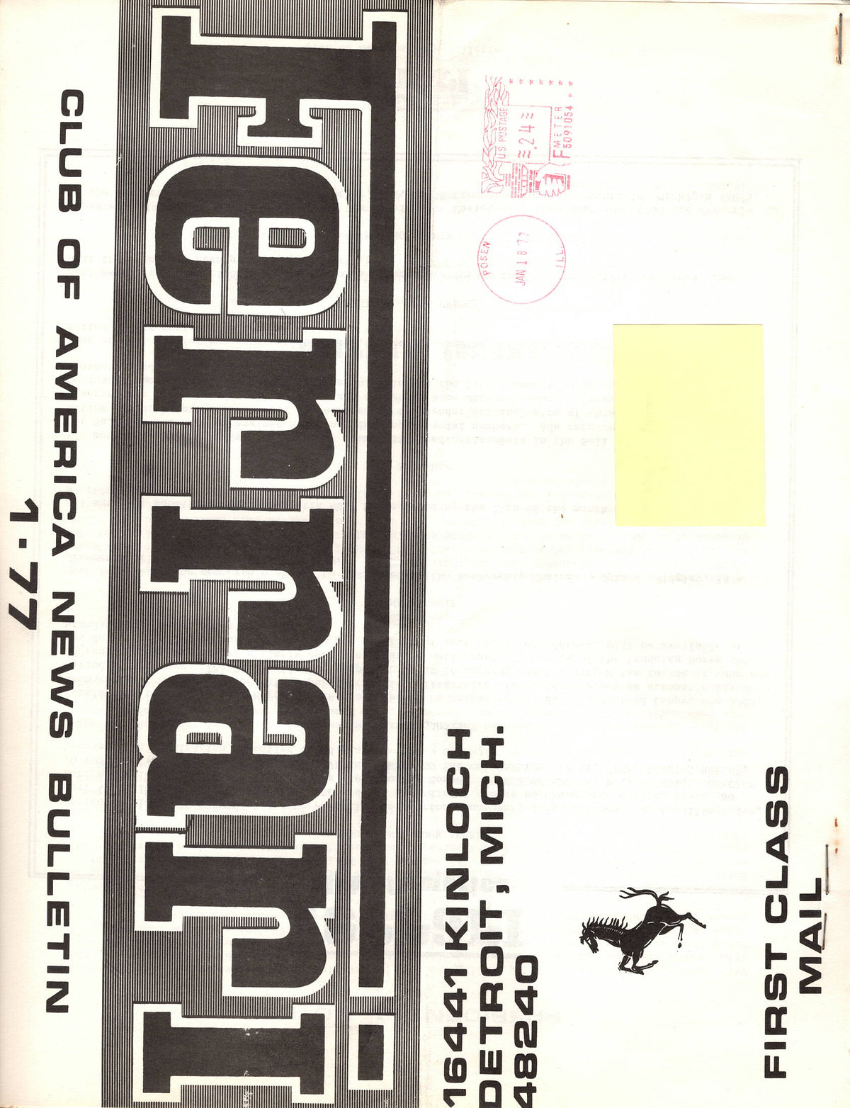 FCA News Bulletin 1977 - 1