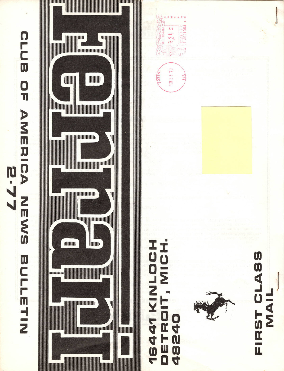 FCA News Bulletin 1977 - 2