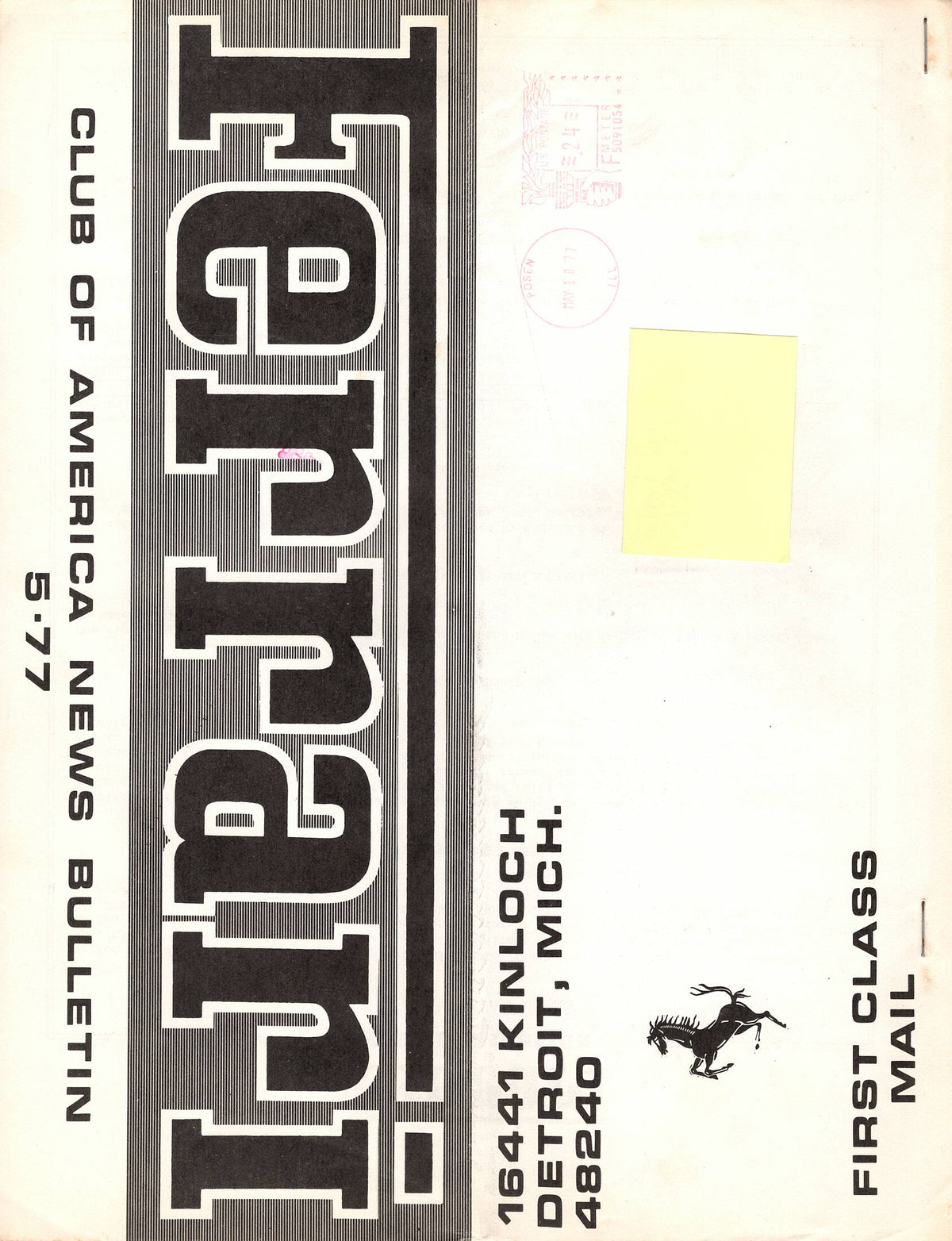 FCA News Bulletin 1977 - 5