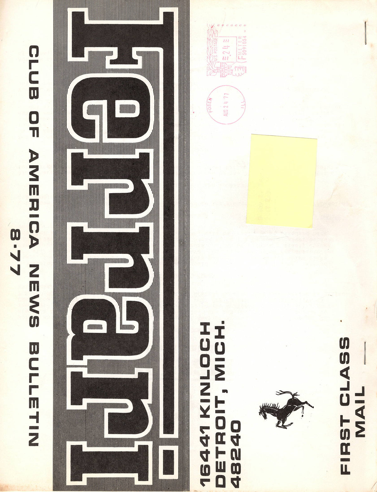 FCA News Bulletin 1977 - 8