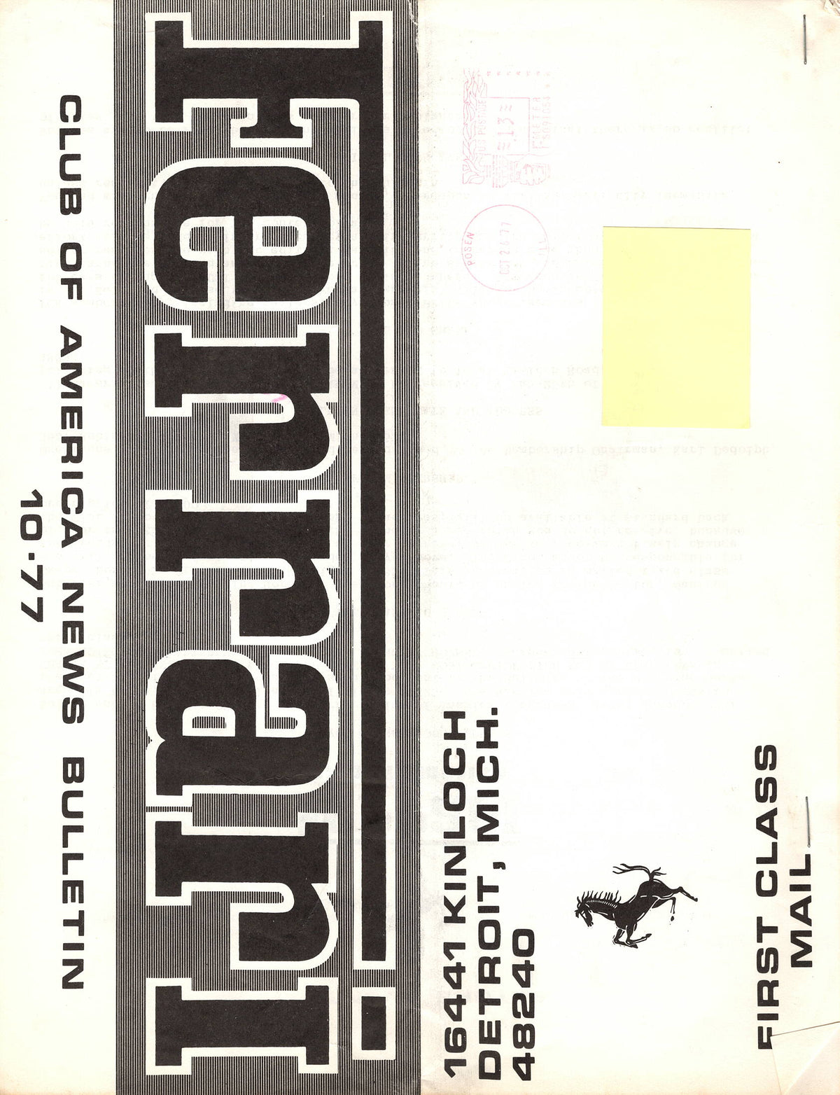 FCA News Bulletin 1977 - 10