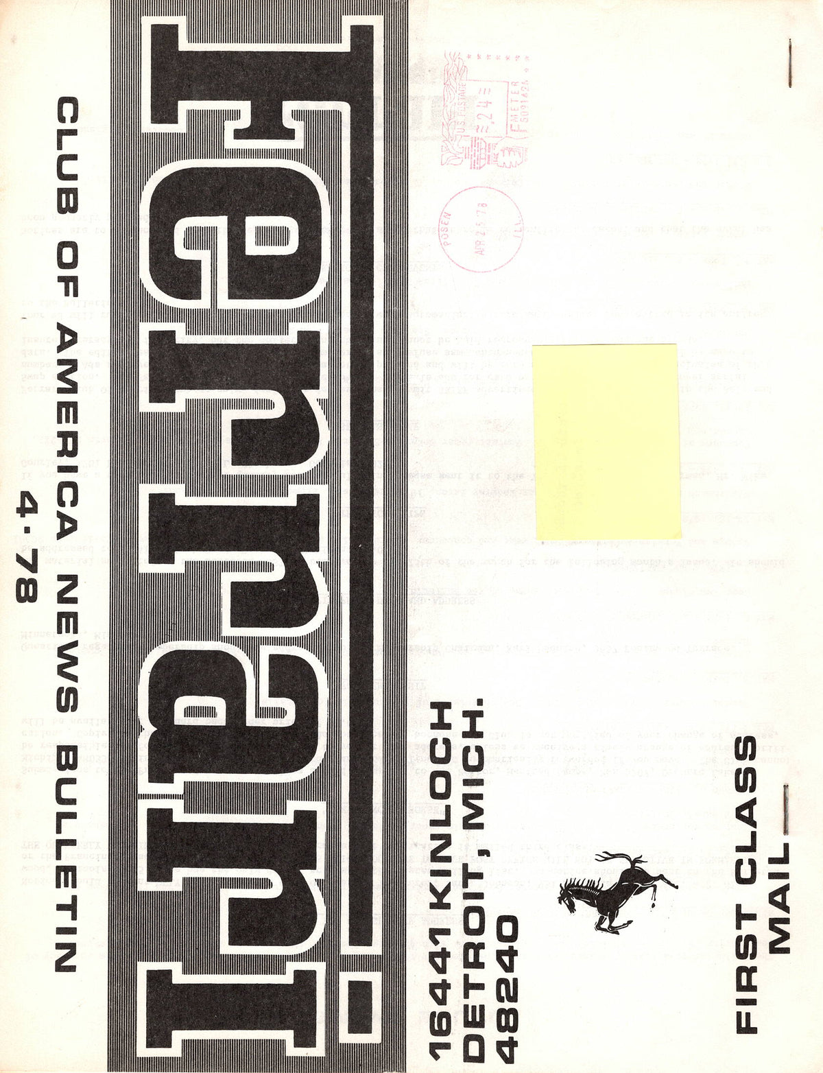 FCA News Bulletin 1978 - 4