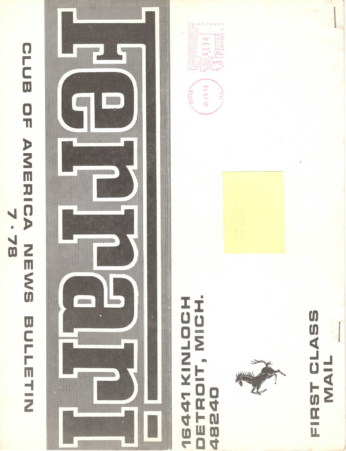 FCA News Bulletin 1978 - 7