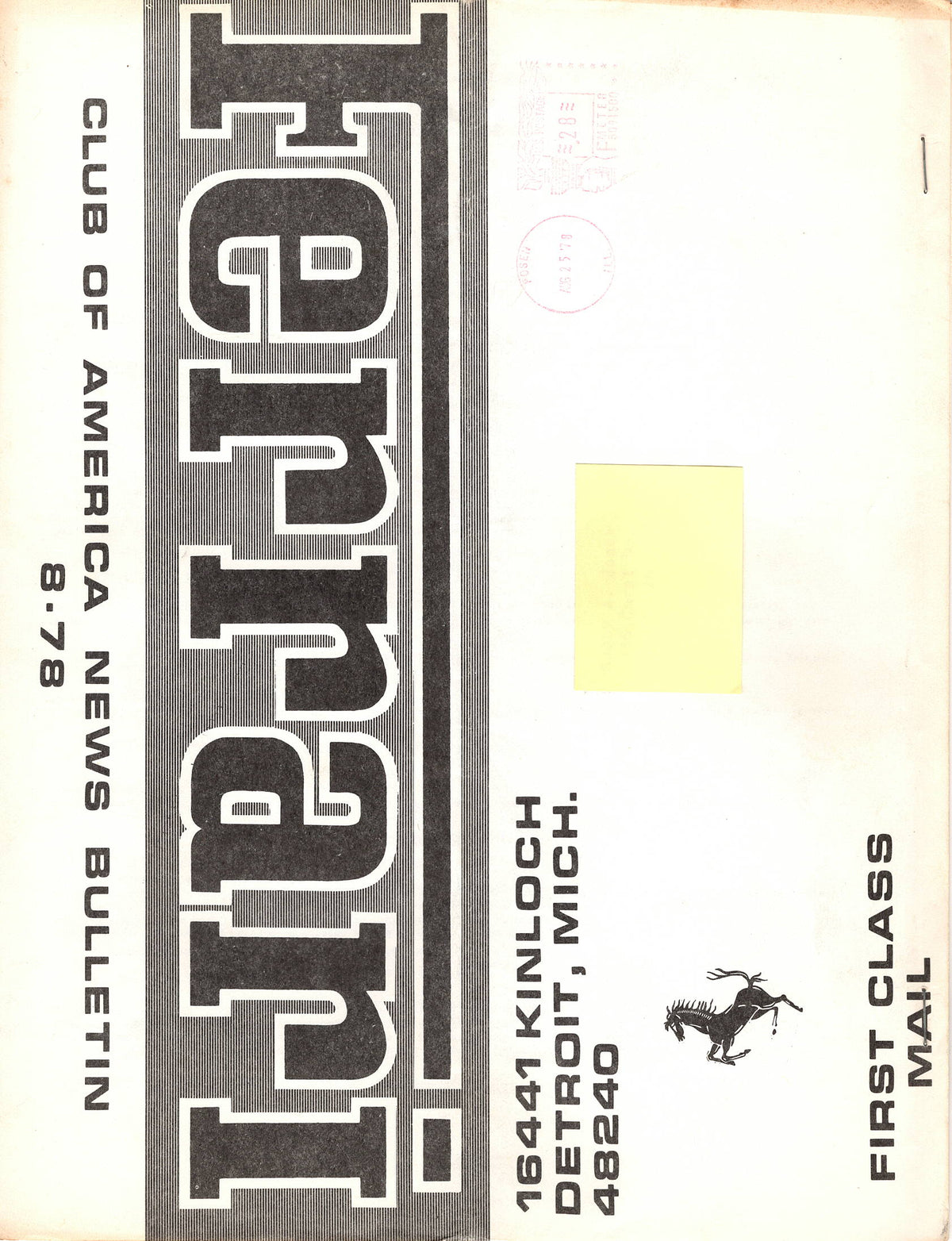 FCA News Bulletin 1978 - 8