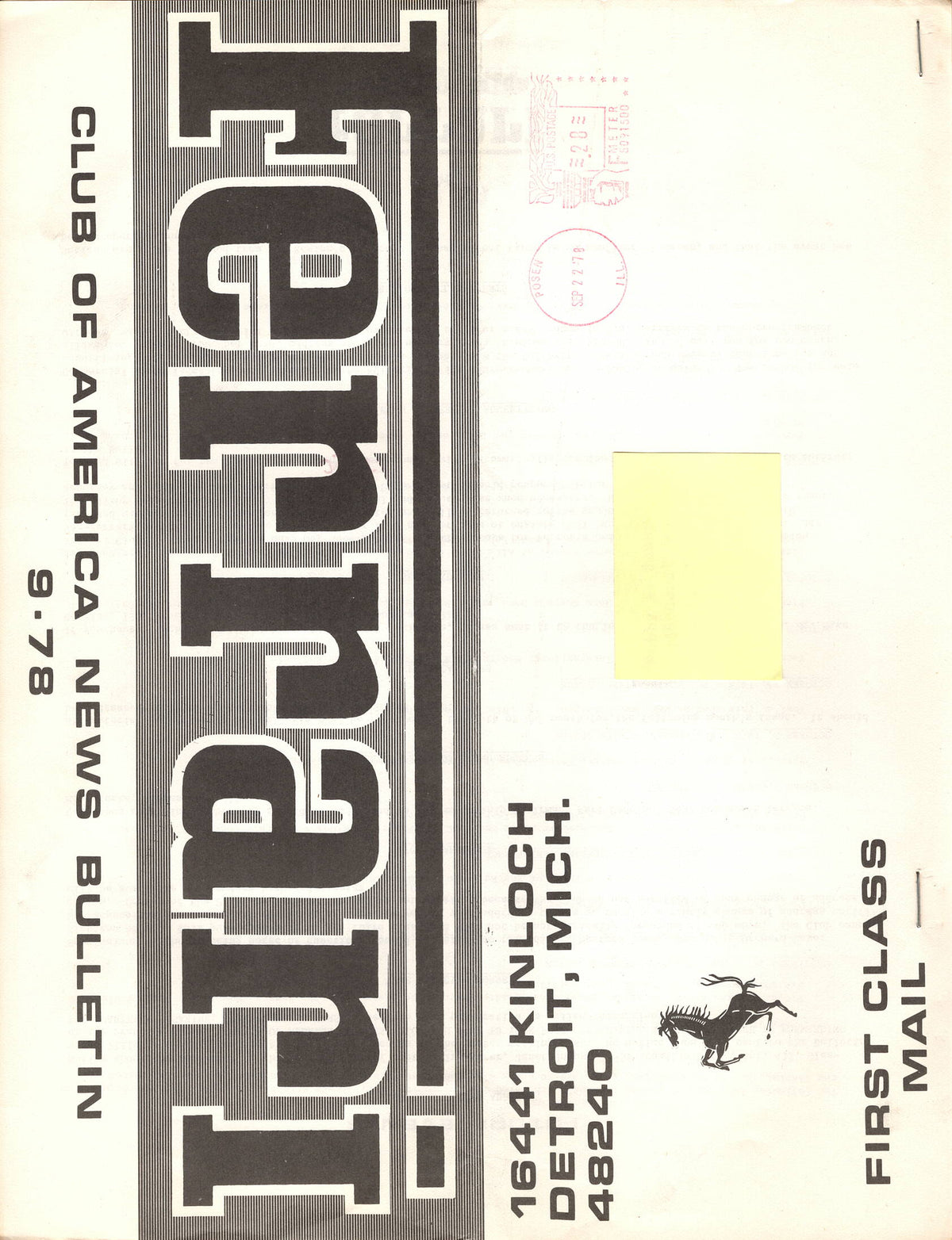 FCA News Bulletin 1978 - 9