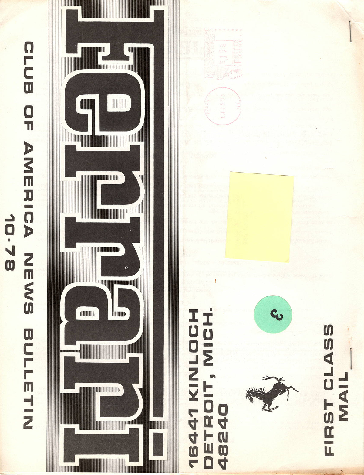 FCA News Bulletin 1978 - 10