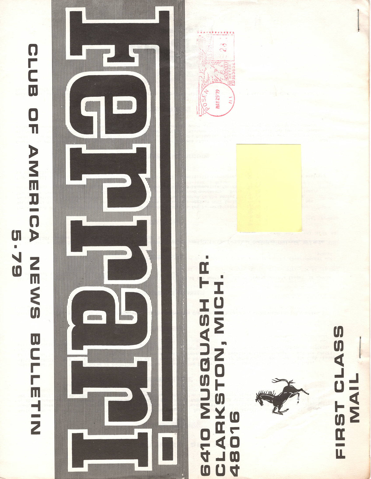 FCA News Bulletin 1979 - 5