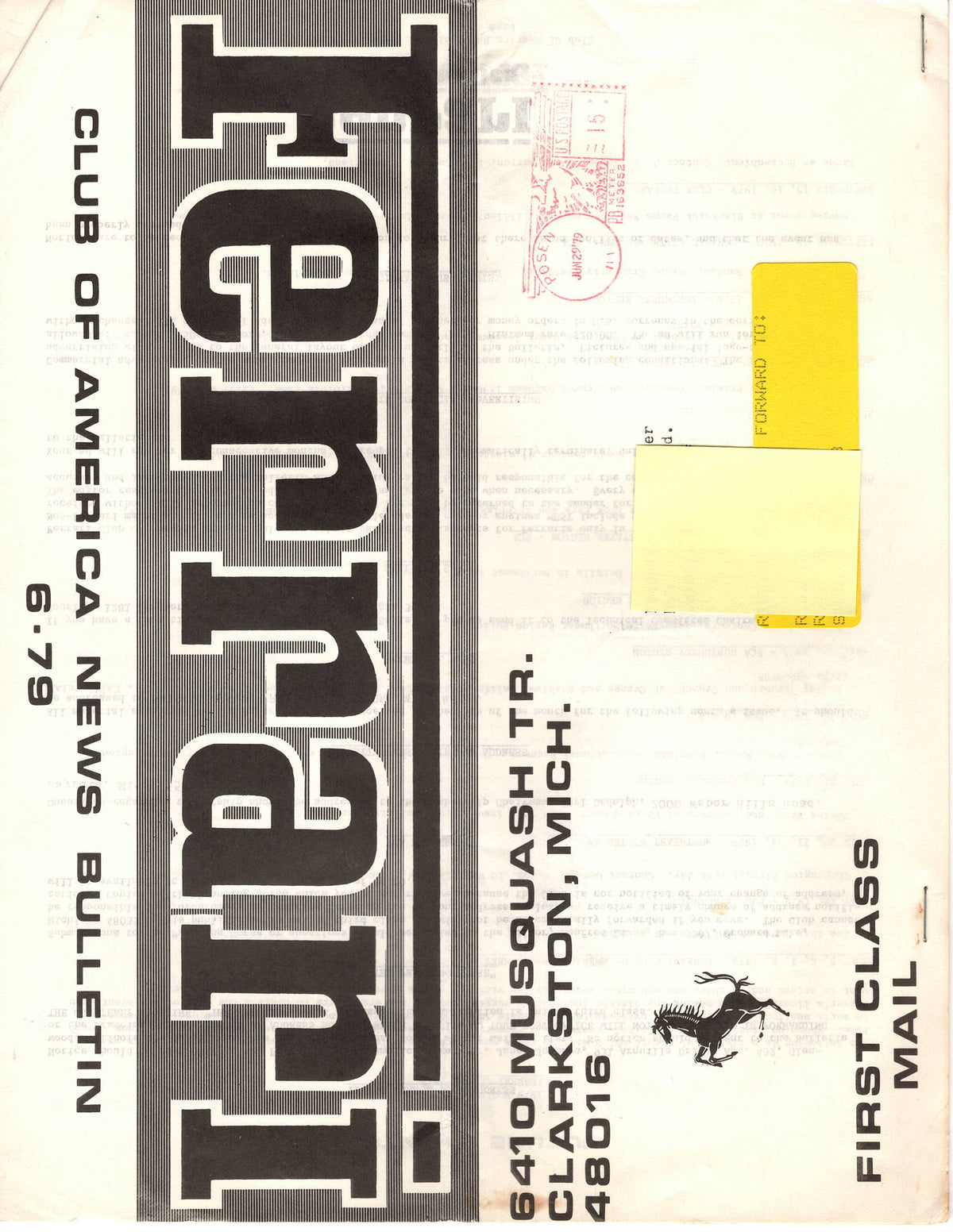 FCA News Bulletin 1979 - 6